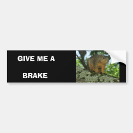 Eendrondige bumper bumpersticker