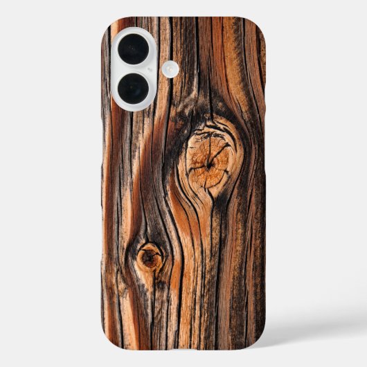 Eenduidig houtextuur Case-Mate iPhone case (Achterkant)