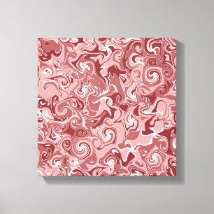 Eenduidige abstracte boerkruid canvas afdruk