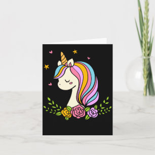 Eenduidige Cute Whimsical Meisjesachtige D Naam Kaart