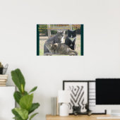 Eenduidige katten poster (Thuiskantoor)