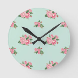 Eenduizuiblauwe florale klok