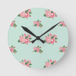 Eenduizuiblauwe florale klok