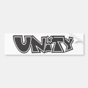 Eenheid (de Stijl van de Ivy van de Verrichting) Bumpersticker