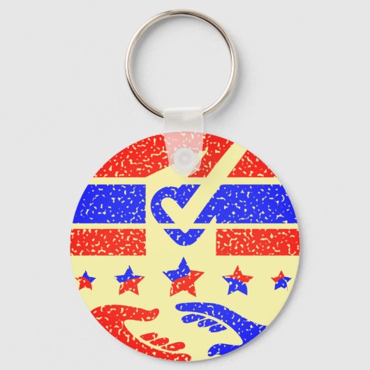 Eenheid in actie - een baken van partnerschap sleutelhanger (Achterkant)