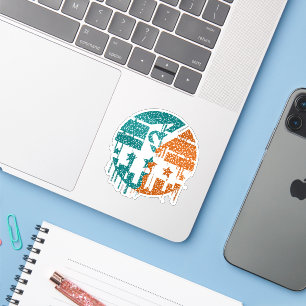 Eenheid in Beweging - Druppels Democratie Sticker