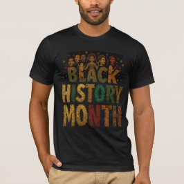 Eenheid in kleur Black History Month T-shirt