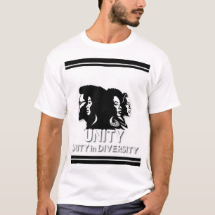 "Eenheid in verscheidenheid" in een gedurfd, impac T-shirt