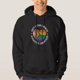 Eenheid is onze kracht Diversiteit is onze kracht Hoodie