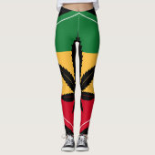 Eenheid is vrede leggings (Voorkant)