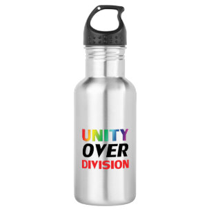 Eenheid over divisie - trots lgbtq waterfles