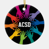 Eenheid - Teamwork - SRF Keramisch Ornament (Voorkant)