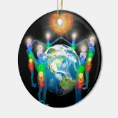 Eenheid van het licht keramisch ornament (Links)