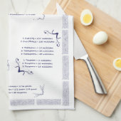 Eenheidconversie keukenhanddoek (Quarter Fold)