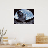 Eenheidsmodule opheffen vanaf Shuttle Endeavor Poster (Keuken)