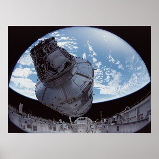 Eenheidsmodule opheffen vanaf Shuttle Endeavor Poster (Voorkant)