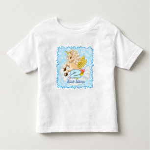 Eenhoorn 2 jaar oude verjaardag T-shirt