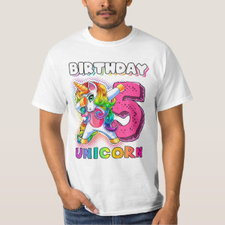 Eenhoorn 5 Dabbing Eenhoorn T-shirt