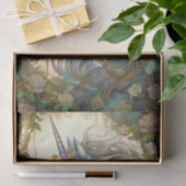 Eenhoorn 5 Decoupage papier (Geschenk)