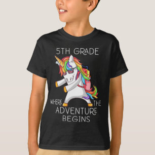 Eenhoorn 5e klas terug naar school t-shirt