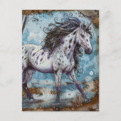 Eenhoorn Appaloosa Briefkaart (Voorkant)