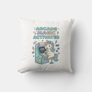 Eenhoorn Arcade Magie Geactiveerd Trendy Product G Kussen
