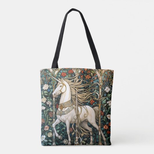 Eenhoorn Bag - All Over Print Canvas tas (Achterkant)