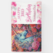 Eenhoorn Ballon Party Banner (Verticaal)