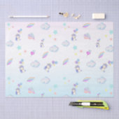 Eenhoorn ballon regenboog gradiënt verjaardagsfees tissuepapier (Craft)