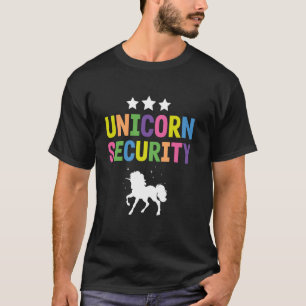Eenhoorn Beveiliging Grappig Halloween Eenhoorn Ma T-shirt