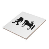 Eenhoorn, Bigfoot, Jackalope Tegeltje (Zijkant)