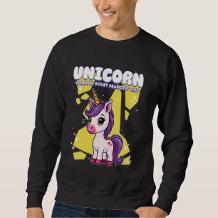 Eenhoorn bij twijfel Prance It Out Unicorn 3 Trui