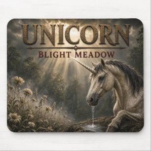 Eenhoorn Blight Meadow Donkere Realisme Muismat