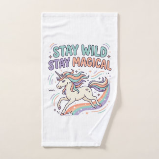 Eenhoorn Blijf Wild Blijf Magisch Trendy Product G Handdoek