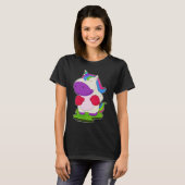 Eenhoorn Bokser Bokshandschoenen Boksen T-shirt (Voorkant volledig)