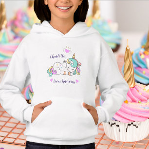 Eenhoorn - de Naam van Meisjes - Hoodie