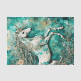  eenhoorn decoupage tissuepapier