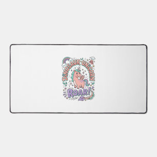 Eenhoorn Dinosaurus Eenhoorn Brul Retro Stijl T-Sh Bureaumat