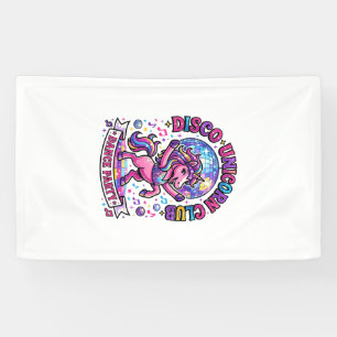 Eenhoorn Disco Eenhoorn Club Commercieel T-shirt G Spandoek
