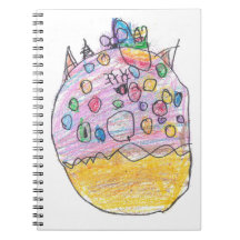 Eenhoorn Donut met Sprinkles Kind Tekening