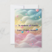 “Eenhoorn Droom Dank Je Kaart (Achterkant)