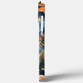 Eenhoorn en bloemen fantasie ontwerp Case-Mate iPhone case (Achterkant / Links)