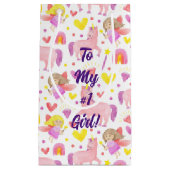 Eenhoorn en Fairy Patterned Klein Cadeauzakje (Voorkant)