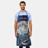 Eenhoorn en Narwals Fantasievolle Kunst Schort (Gedragen)