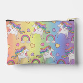 Eenhoorn en Rainbow School Toiletry Pencil Pouch Etui (Achterkant)