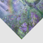 eenhoorn en vlinders tissuepapier (Detail)