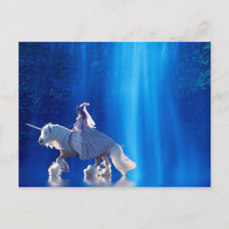 Eenhoorn en zijn maitresse briefkaart