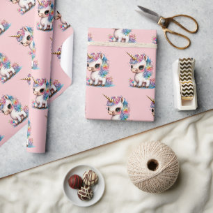 Eenhoorn Fantasie Cadeaupapier