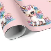 Eenhoorn Fantasie Cadeaupapier (Rol Hoek)