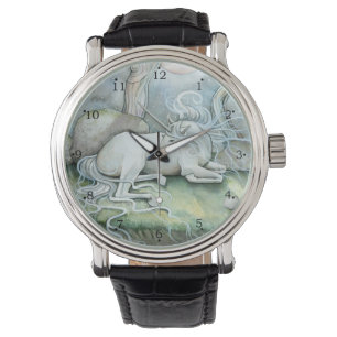 Eenhoorn Fantasy Kunst van Molly Harrison Horloge